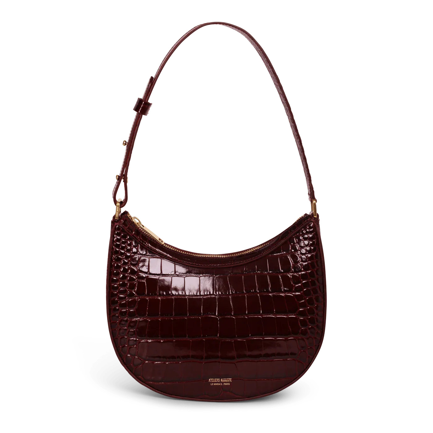 Marceau Gold Edition - Burgundy Embossed Leather | ATELIERS AUGUSTE