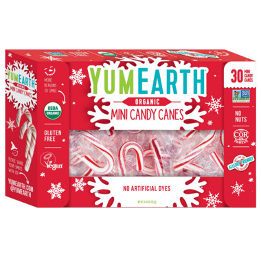YumEarth Organic Holiday Mini Candy Canes | Well.ca