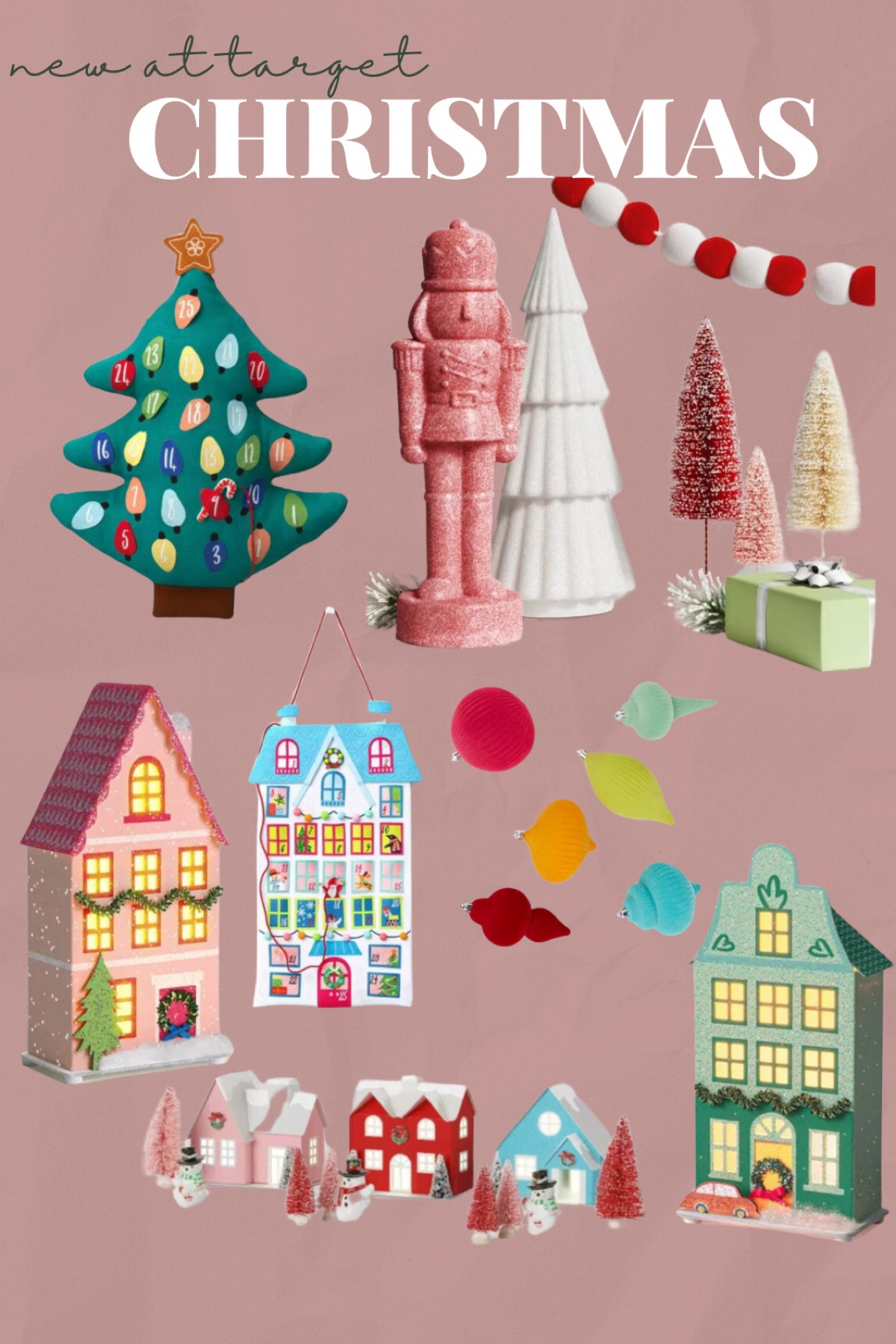 New Christmas arrivals at target! 
Christmas home - Christmas decor - pink Christmas - pastel Christmas 

#LTKHome #LTKFindsUnder50 #LTKSeasonal