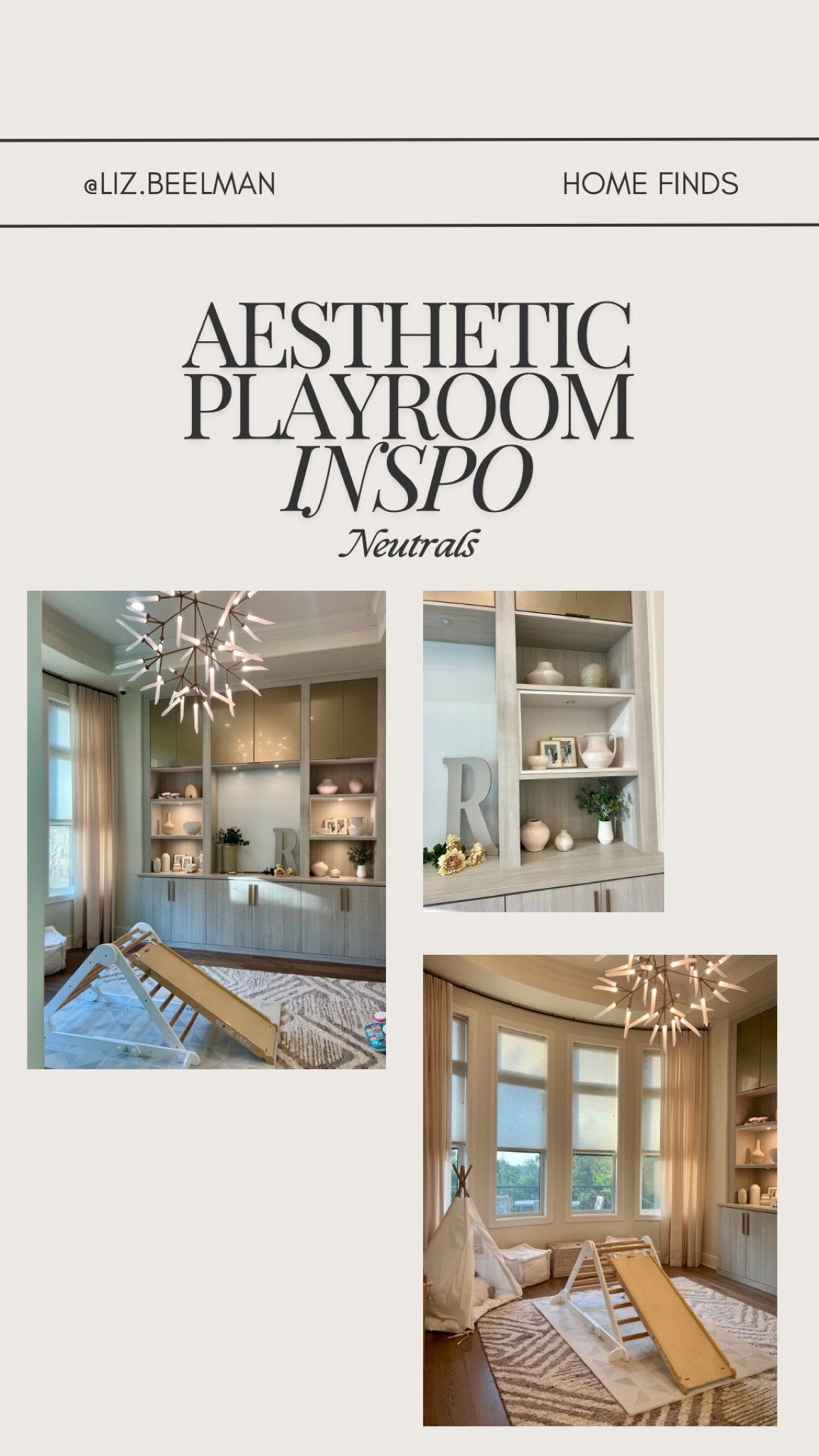 Aesthetic playroom - neutrals.

#LTKKids #LTKFamily #LTKHome