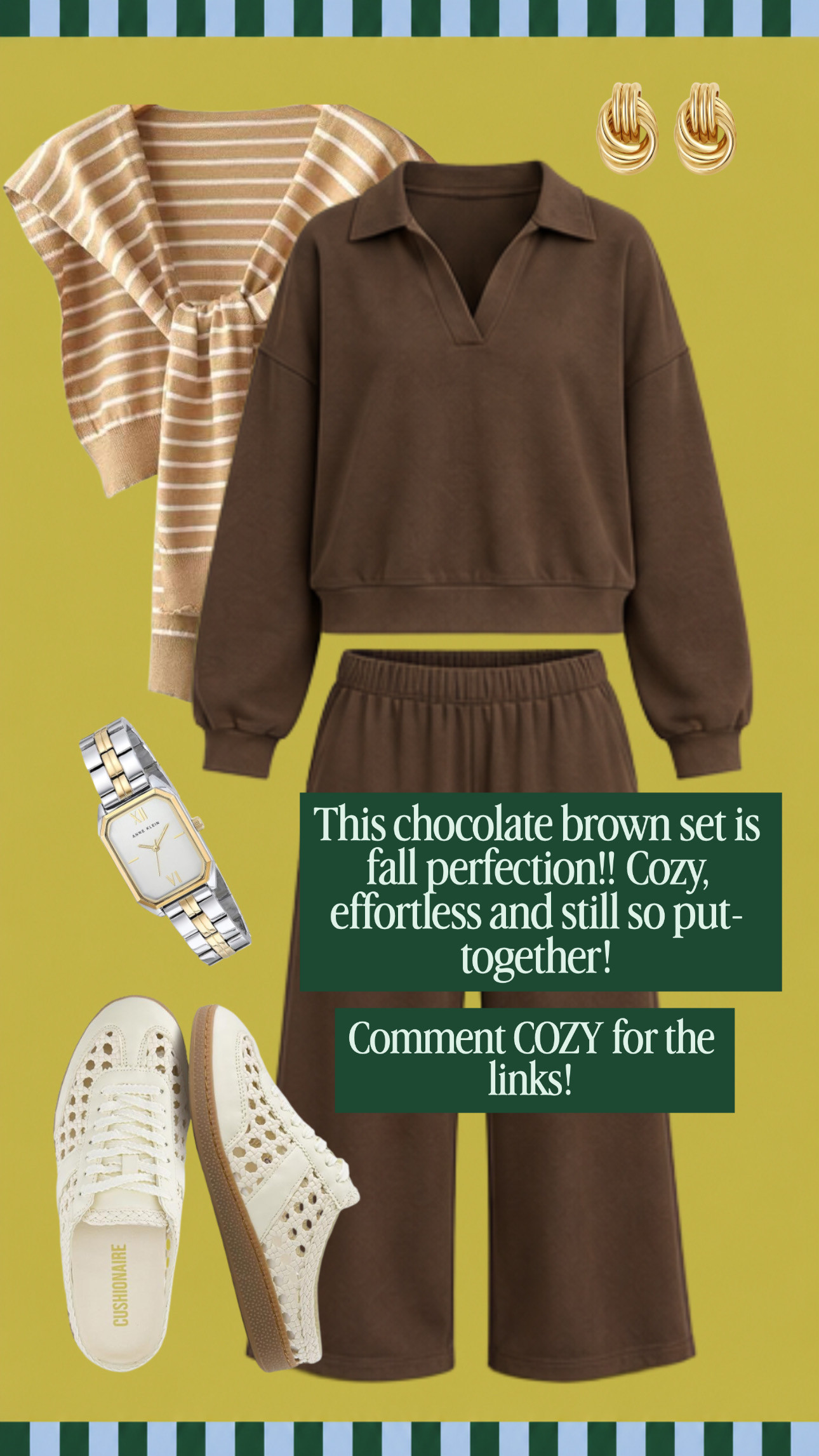 This chocolate brown set is fall perfection! Cozy, effortless and still so put-together!

#LTKmomlife #LTKootd #LTKgrwm