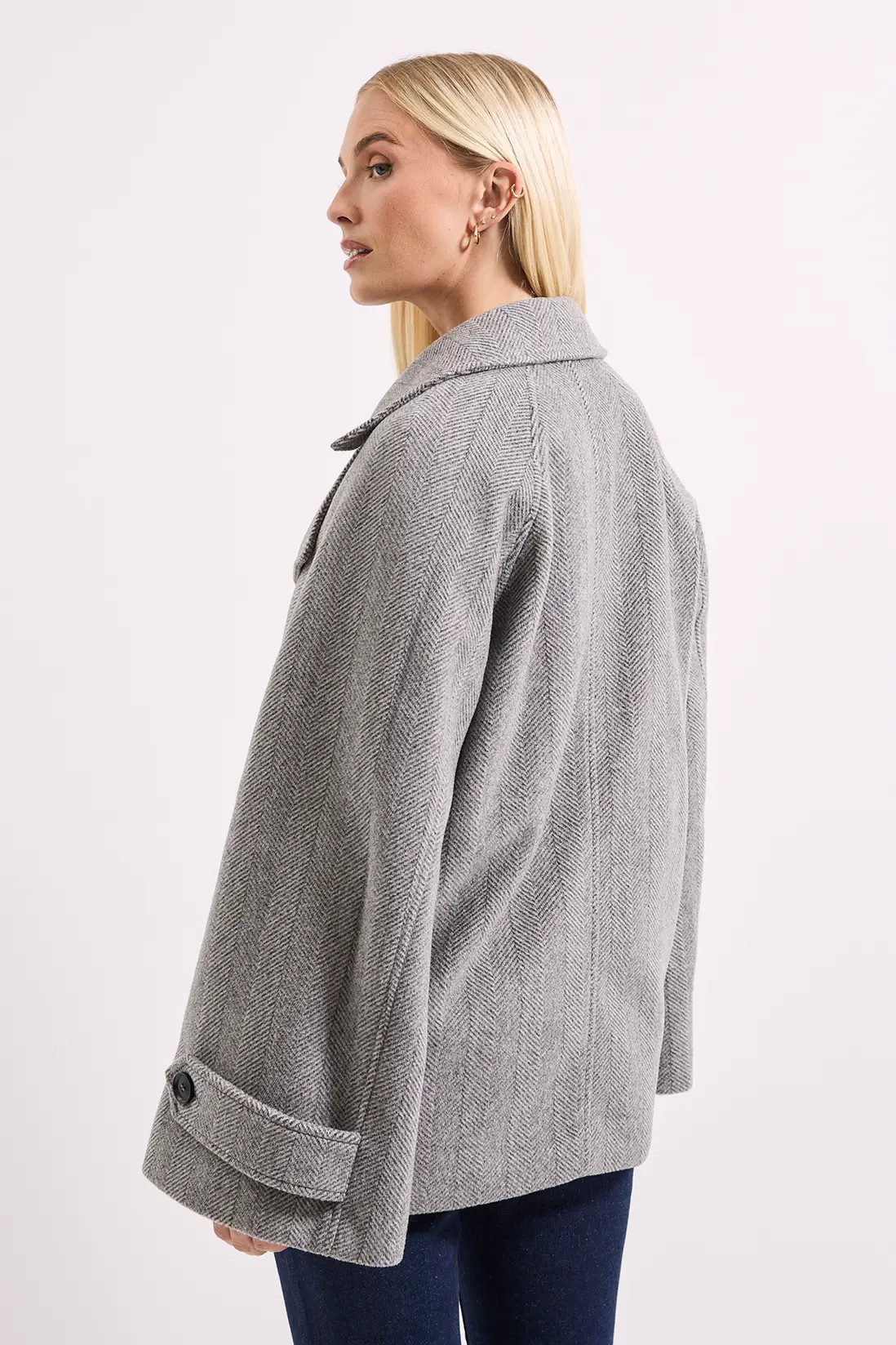 Principles by Wallis Double Breasted Collar Coat | Boohoo.com (UK & IE)