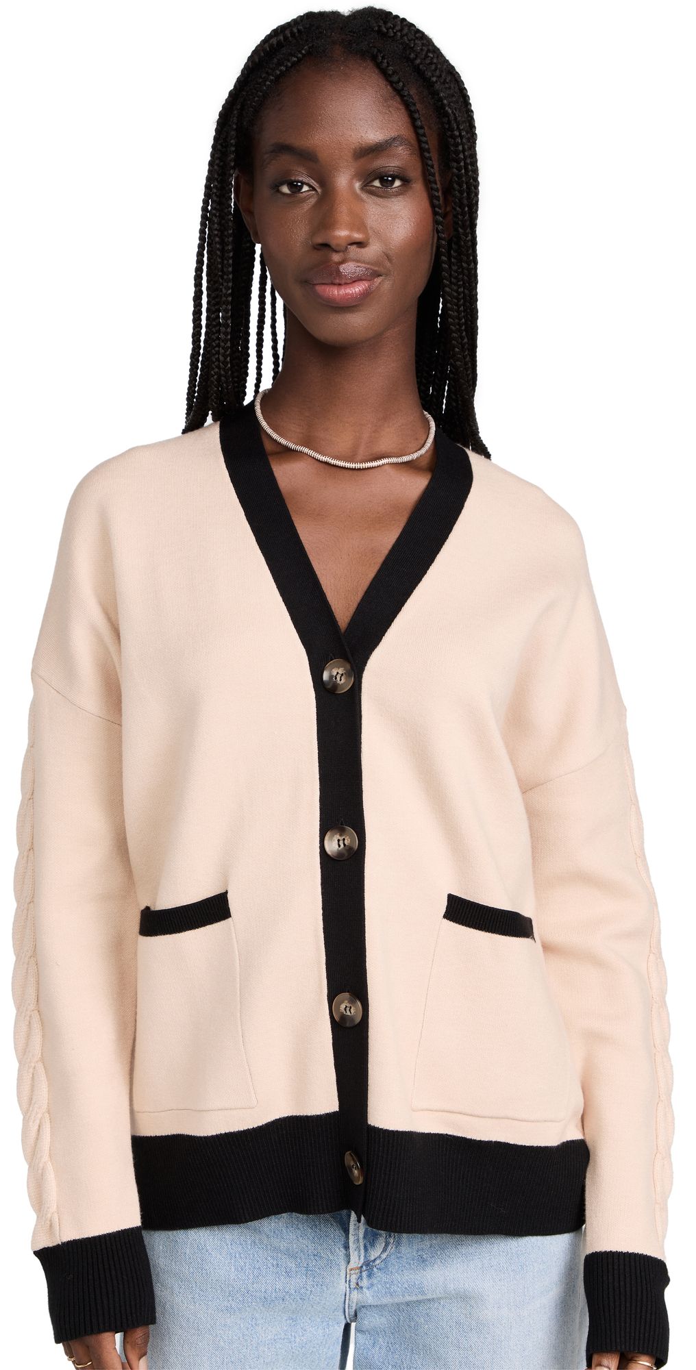 Supersoft Sweater Knit Colorblock Cardigan | Shopbop