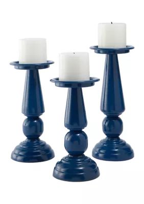 Home Essentials Navy Candle Holder - | Belk