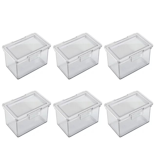 The Home Edit Small Canister Food Storage Containers, Pack of 6, Clear | Walmart (US)