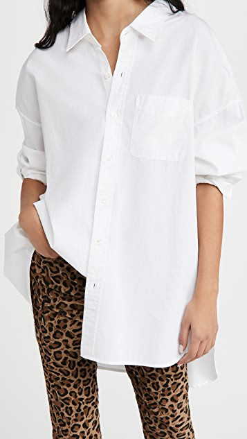 Camisa oxford drop neck | Shopbop