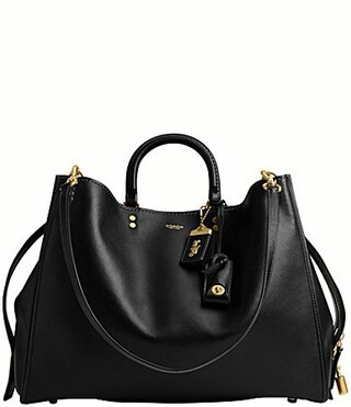 COACH Rogue Satchel Bag 40 - BLACK | Dillard's