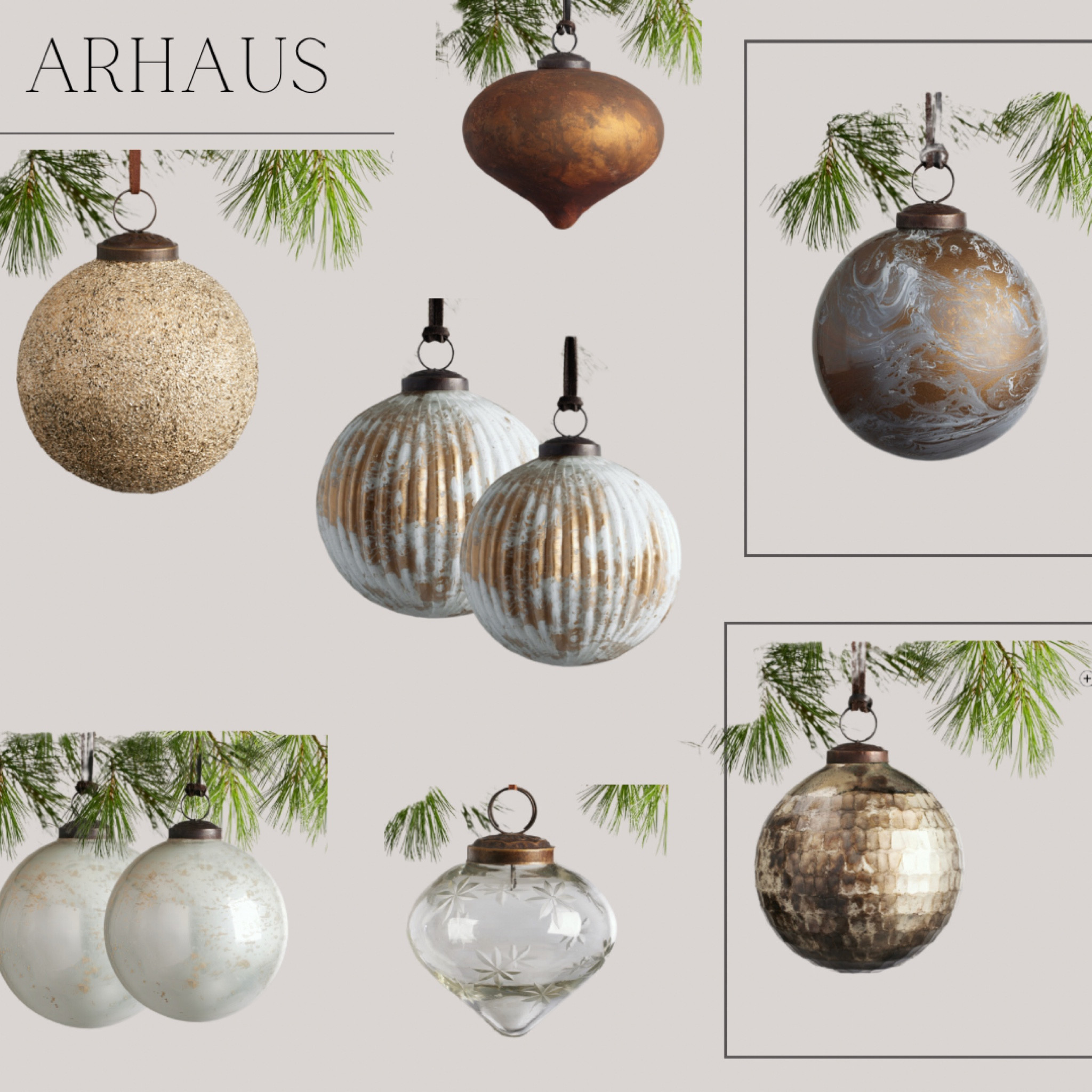Holiday decor, Christmas decor, ornaments, Christmas ornaments, Christmas decorations, Arhaus. 

#LTKSeasonal #LTKHoliday