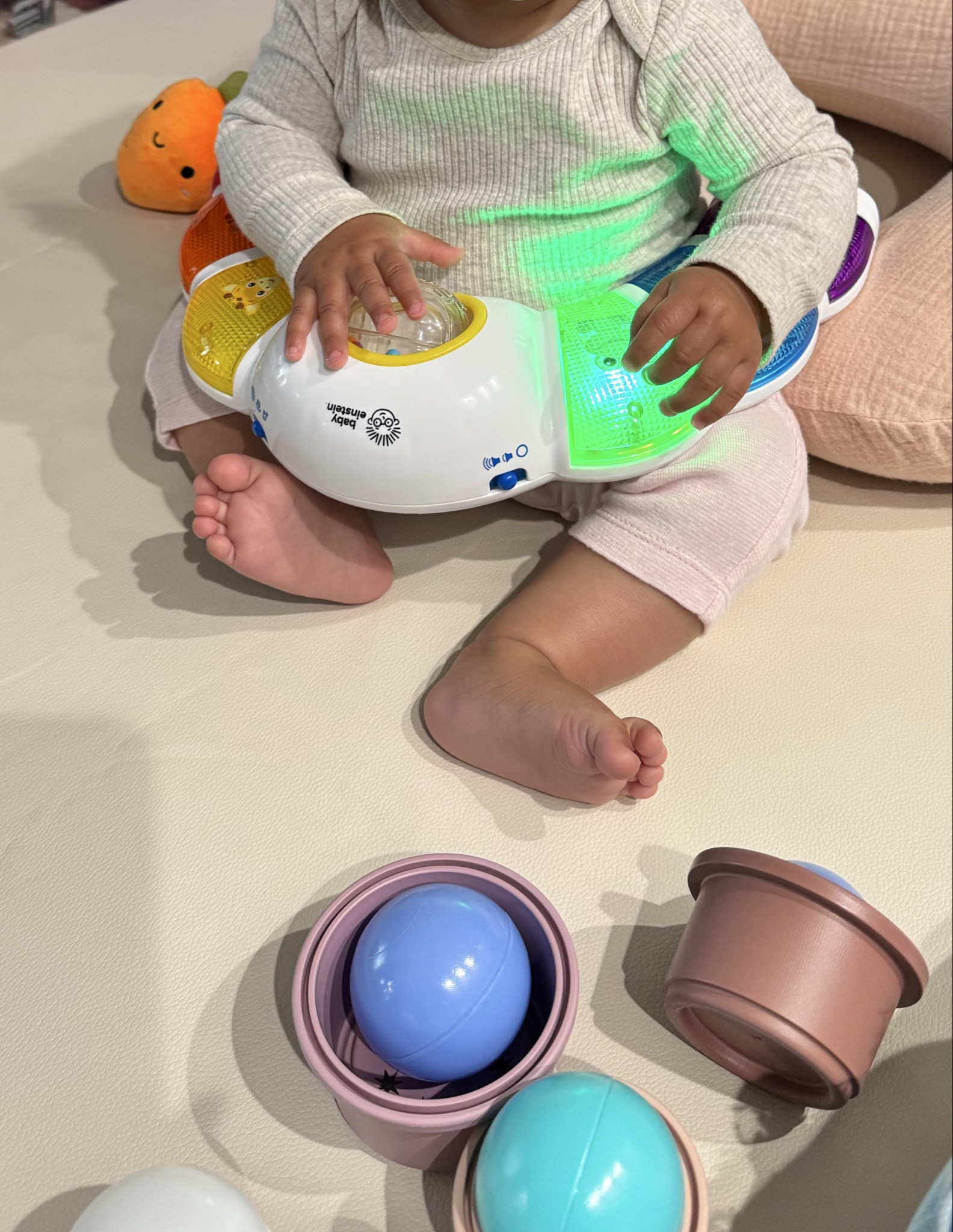 Some of Elena’s favorite toys right now | 6+ months toys | baby toys | baby activities | baby engagement | baby development 