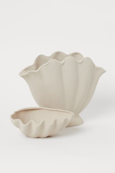 Shell-shaped Bowl - Light beige - Home All | H&M US | H&M (US + CA)
