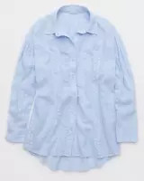 Aerie Seersucker Cover Up Shirt | Aerie