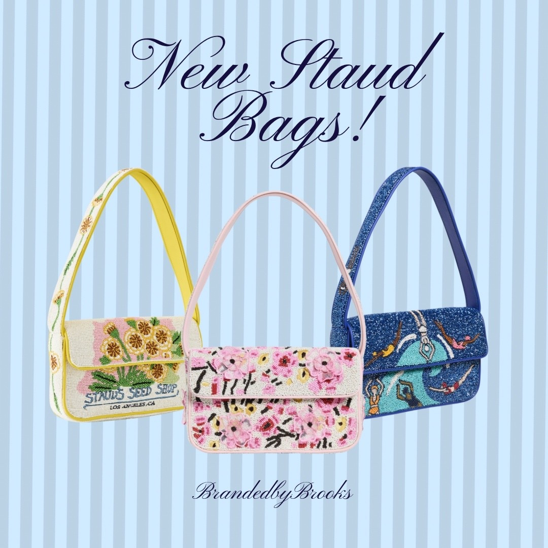 NEW BEADED BAGS!!!! How precious are these just in time for summer?? Thanks STAUD for nailing it again!!!!



#LTKItBag #LTKSeasonal #LTKStyleTip