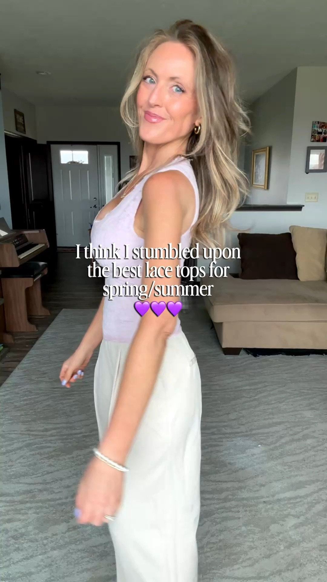 These lace tops = instant outfit upgrade 🤍

Light lavender 💜, layered navy 💙, or classic ivory 🤍… which one are you grabbing first?! Tell me your fave below ⬇️

lace tops, spring summer outfits, feminine style, layering pieces, affordable fashion finds
#springstyle #lacefashion #summeroutfits

#LTKootd #LTKMidsize