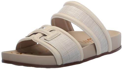 Sam Edelman Rowan Slide Sandal Light Natural/Linen 10 Medium | Amazon (US)