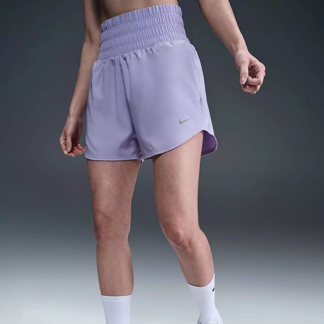 Nike Women's One Dri-FIT Ultra High-Waisted 3" Brief-Lined Shorts | DICK'S Sporting Goods