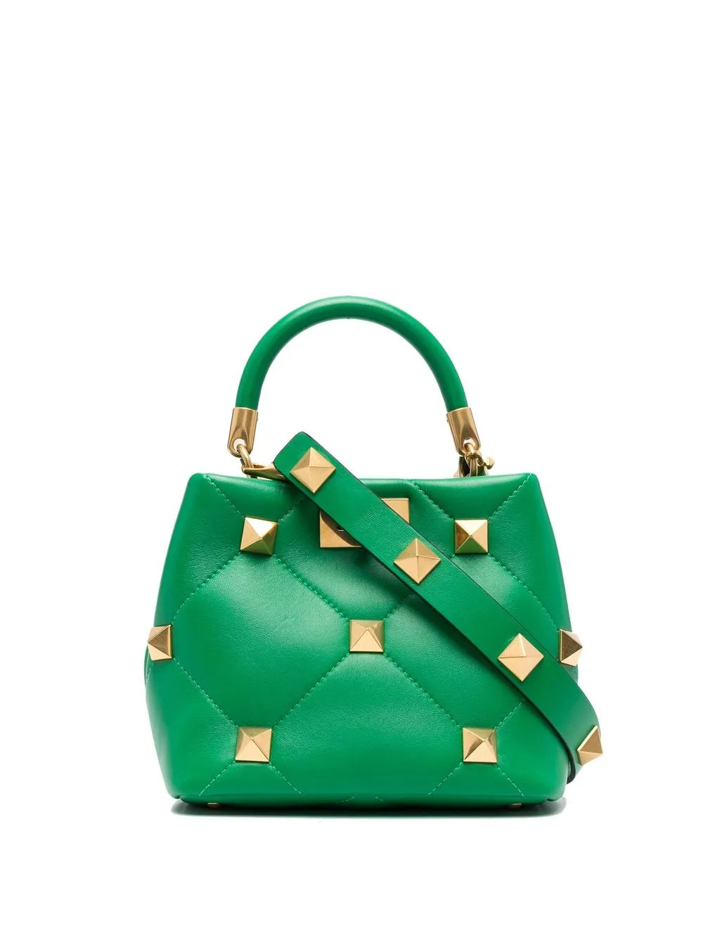 Valentino Garavani Roman Stud Leather Shoulder Bag  - Farfetch | Farfetch Global