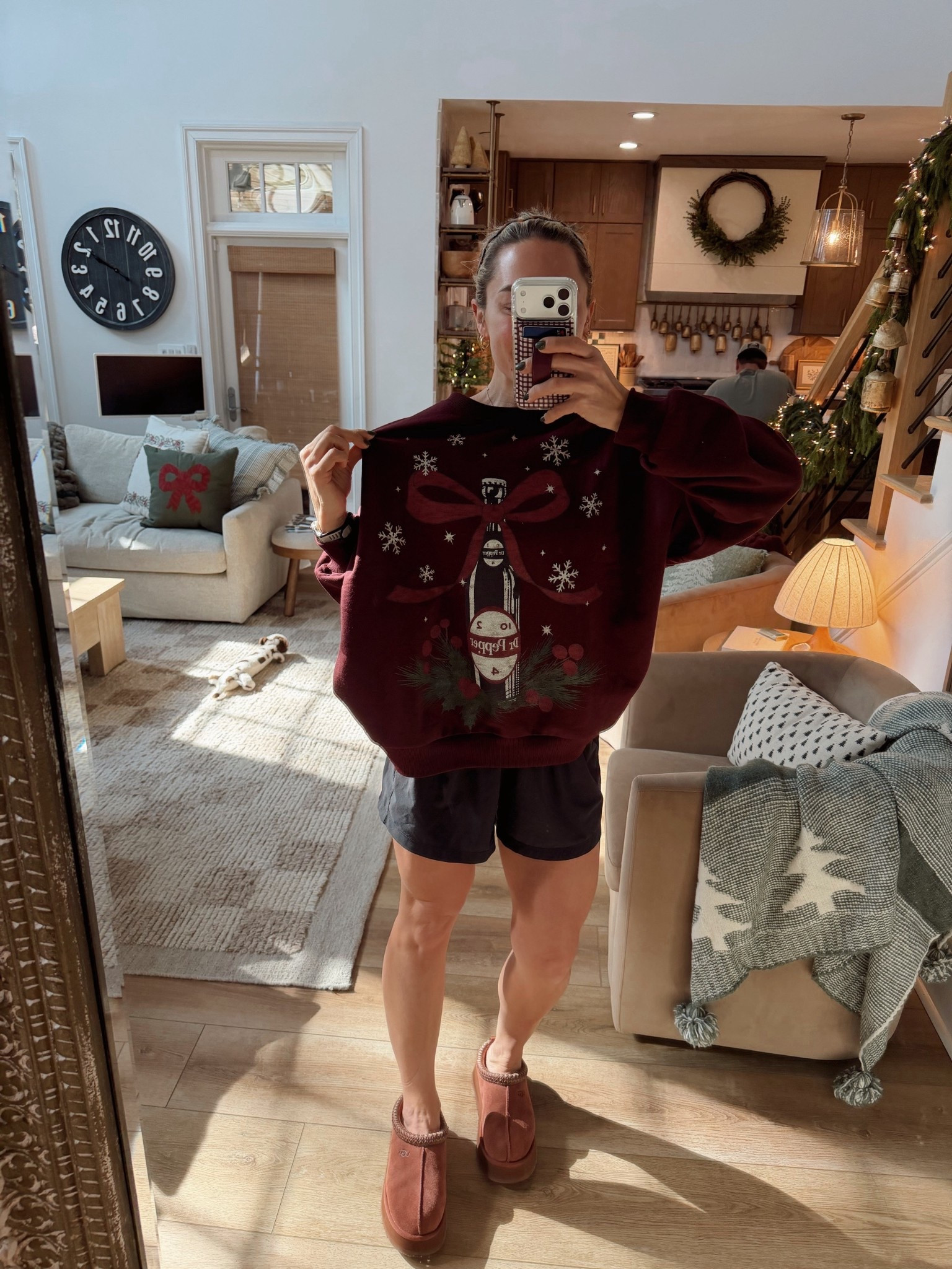 Allll the holiday crewnecks🙌🏼❤️ in the XL for an oversized cozy fit! Shorts - the small, they’re super flowy & my go to!

Ootd / target style / cute fit / gift ideas for her / Holley Gabrielle 

#LTKFindsUnder50 #LTKSeasonal #LTKHoliday