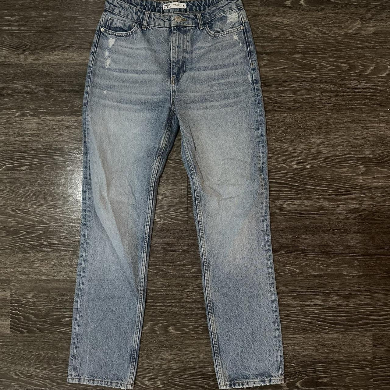 Zara Women's Jeans - Blue - 6 | Depop US