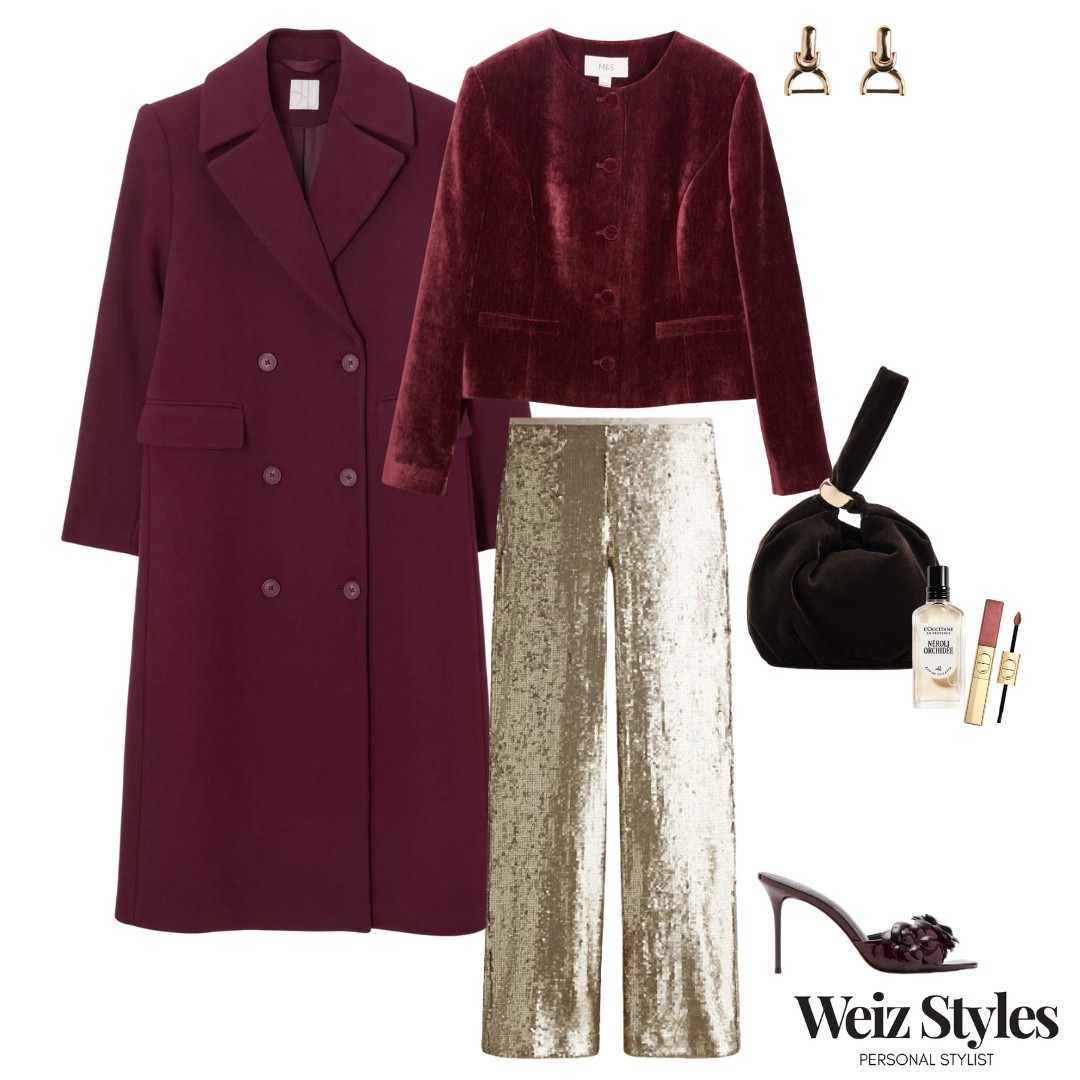Look 3: Styling gold sequin trousers 3 ways ✨ 

These trousers are more versatile than you think - elevated, easy and totally wearable 💃🏻

Make sure you come back tomorrow for your daily @weizstyles fashion fix! 🎉

Louise x

#LTKpartywear #LTKfestive #LTKwinter