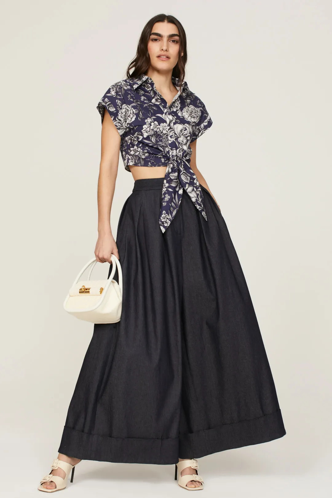 Cropped Floral Shirt | Rent the Runway