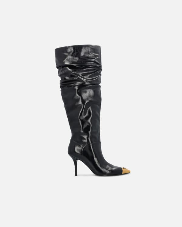 Nappa leather boots with metal toe | PINKO (Global)