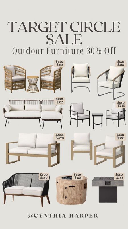 Target circle sale items. Outdoor furniture finds on sale! 

#LTKhome #LTKsalealert #LTKxTarget