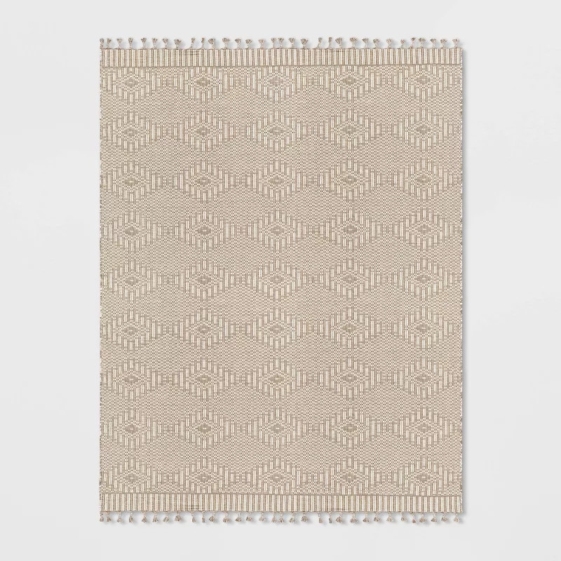 Diamond Outdoor Rug with Fringe - Threshold™ designed with Studio McGee | Target
