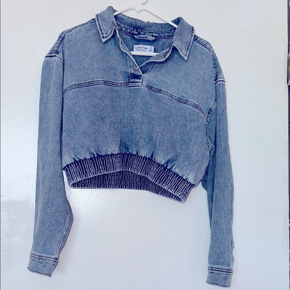 Vanilla Star Blue Denim top | Poshmark