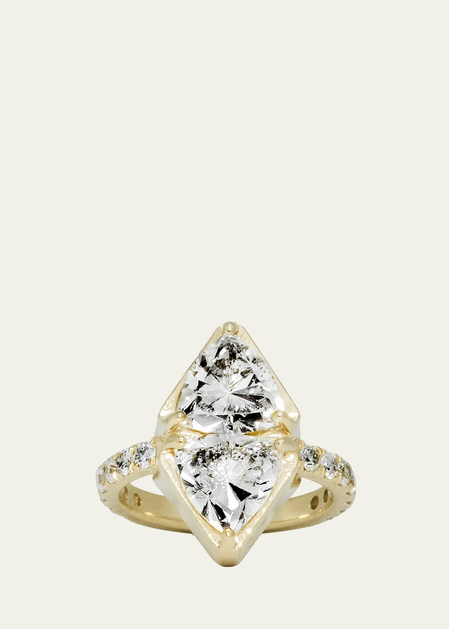 Dara Kaye Trillion Talisman Double Shield Statement Ring | Bergdorf Goodman