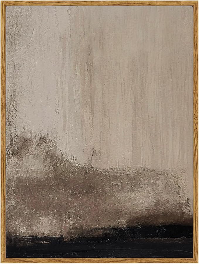 ARPEOTCY Vintage Framed Abstract Wall Art, Black Minimalist Paintings Decor Aesthetic, Canvas Pri... | Amazon (US)