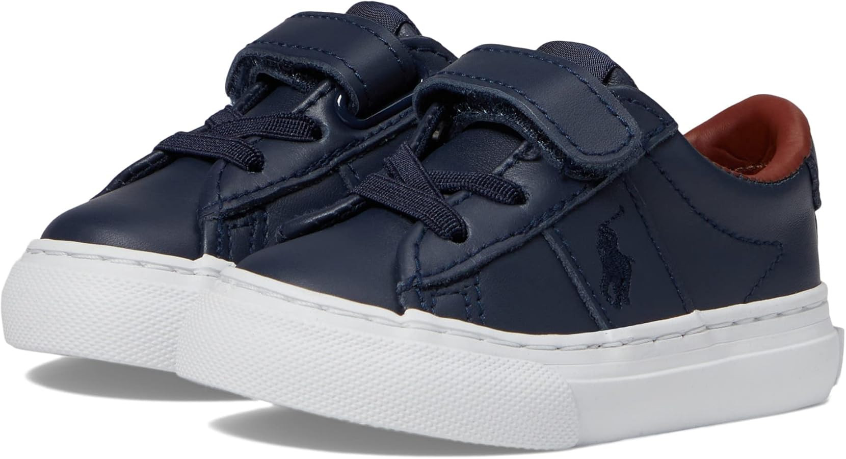 POLO RALPH LAUREN Baby Boy's Sayer Leather PS (Toddler) | Amazon (US)