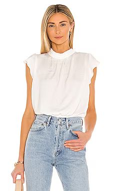 1. STATE Ruffle Sleeve Blouse in Soft Ecru from Revolve.com | Revolve Clothing (Global)