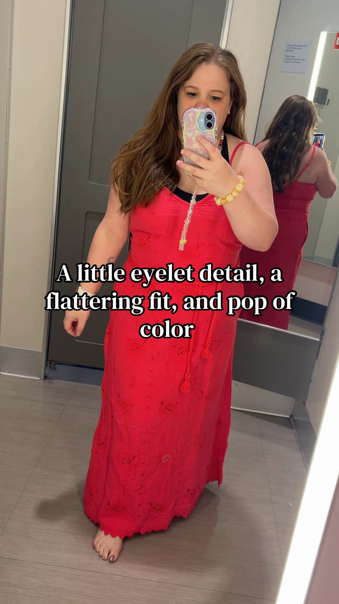 A little eyelet detail, super flattering, and pop of color, perfect for a midsize body and petite frame 👏✨

#LTKMidsize #LTKPetite #LTKSaleAlert