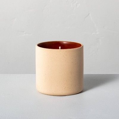 4oz Sandalwood & Clay Natural Clay Seasonal Candle Brown - Hearth & Hand™ with Magnolia | Target