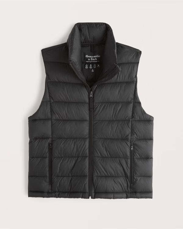 Women's Lightweight Packable Puffer Vest | Women's Up To 50% Off Select Styles | Abercrombie.com | Abercrombie & Fitch (US)