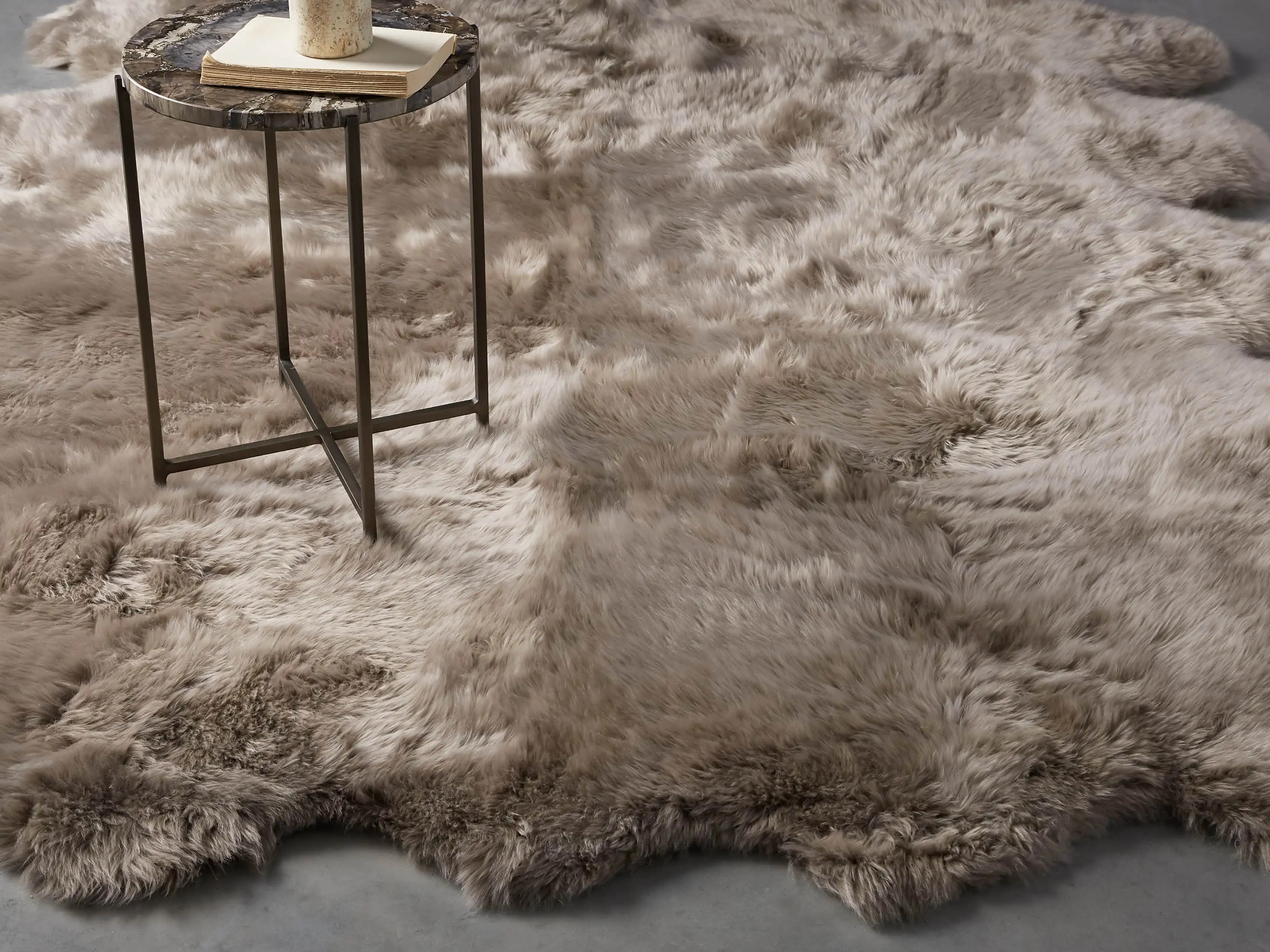Sheepskin Wool Vole Rug | Arhaus