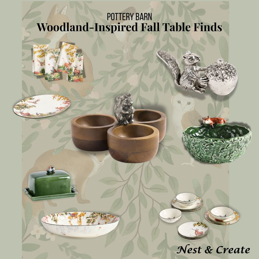 These Fall Home Decor finds from Pottery Barn have me swooning 😍 — everything in this “Woodland-Inspired Table” brings cozy, rustic warmth to your home.

Mix stoneware + wood + woodland animal accents for a neutral fall decor look that’s both elegant and inviting. Perfect for autumn dinners, weekend gatherings, and creating a table that feels like home. 🍂 #potterybarn #home #falldecor #fallhomedecor #neutralfalldecor  

 #LTKSeasonal #LTKHome #LTKParties