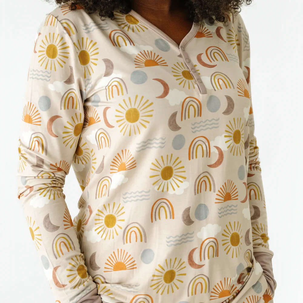 Desert Sunrise Women's Pajama Top | Little Sleepies