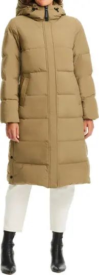 Sanctuary Water Resistant 700 Fill Power Down Hooded Long Coat | Nordstrom | Nordstrom
