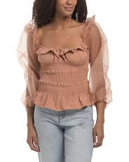 Puff Sleeve Blouse | TJ Maxx