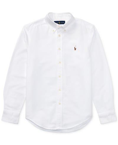 Polo Ralph Lauren Toddler Boys Blake Oxford Shirt & Reviews - Shirts & Tops - Kids - Macy's | Macys (US)