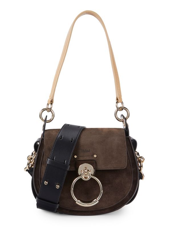 Tess Suede & Leather Crossbody Bag | Saks Fifth Avenue OFF 5TH