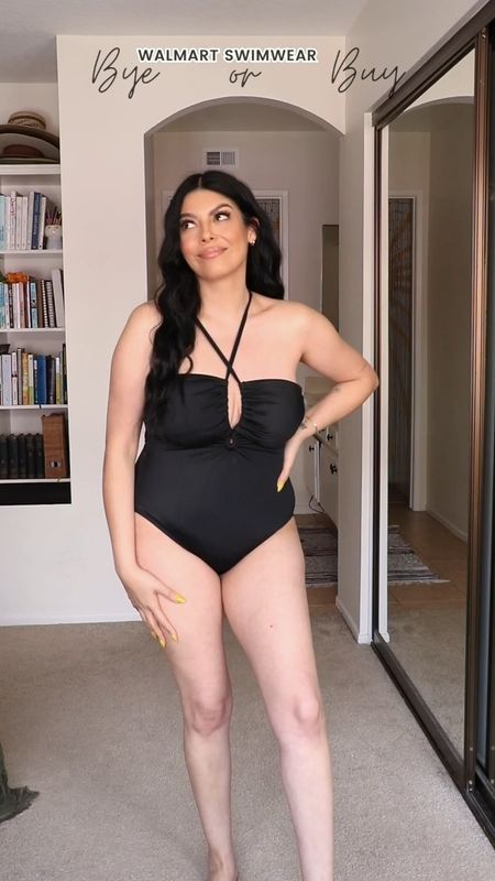 Bye or Buy?? Walmart Spring Summer Fashion 2024 Swimwear Black Swimsuits! 

@walmart @walmartfashion #walmart #walmartfashion

#LTKVideo #LTKswim #LTKmidsize