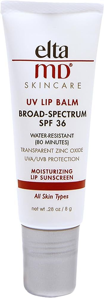 EltaMD UV Lip Balm Sunscreen, SPF 36 Sunscreen Lip Balm with SPF, Moisturizes and Protects Dry Cr... | Amazon (US)
