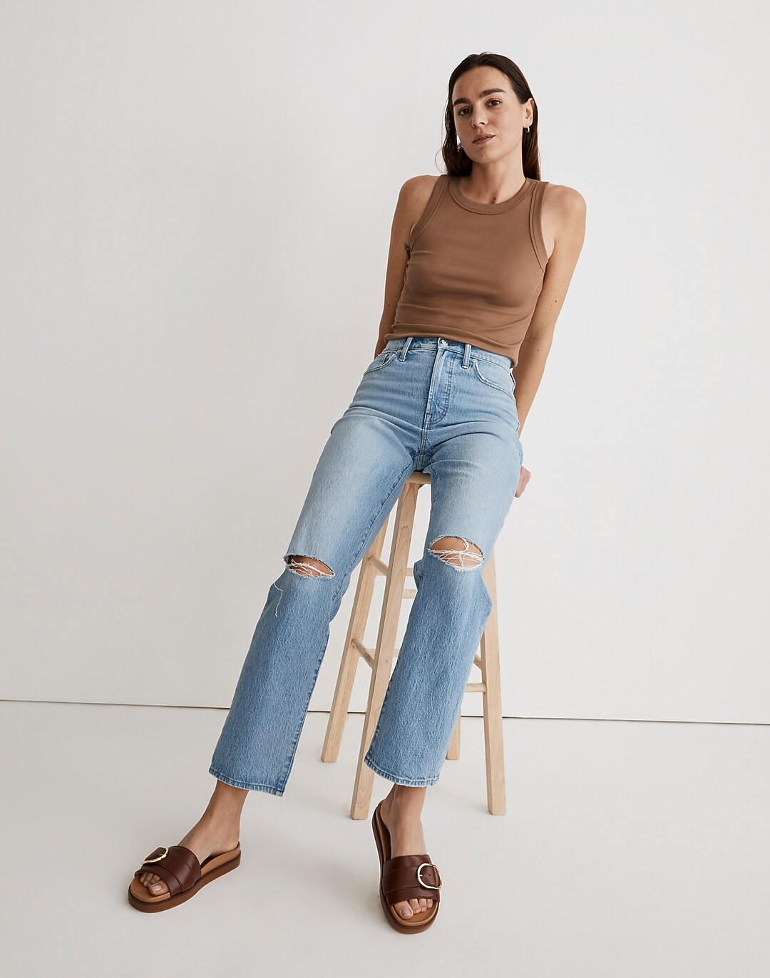 The Perfect Vintage Straight Jean in Westanna Wash | Madewell