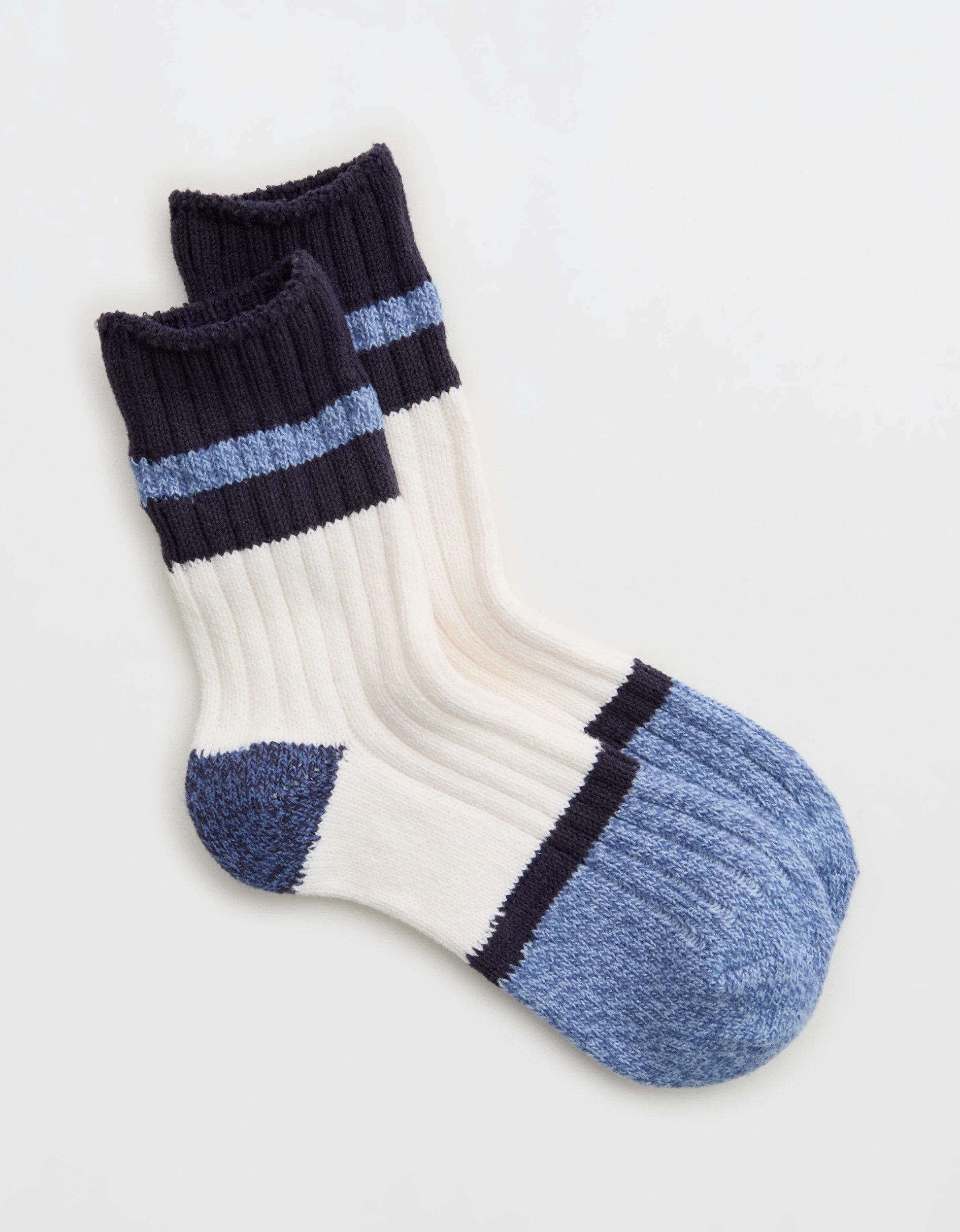 Aerie Colorblock Marled Crew Socks | Aerie