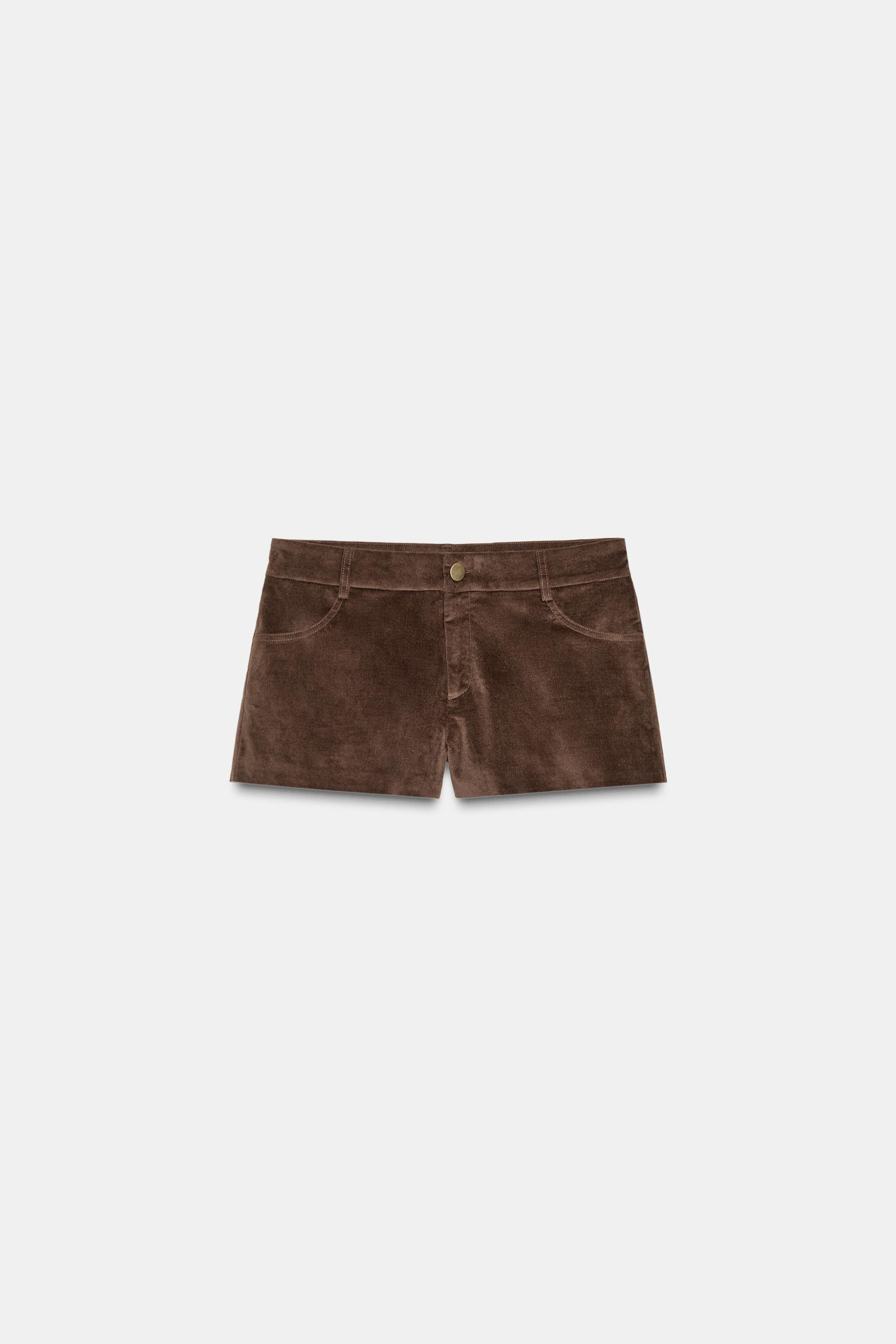 SUEDE EFFECT MINI SHORTS | Zara UK