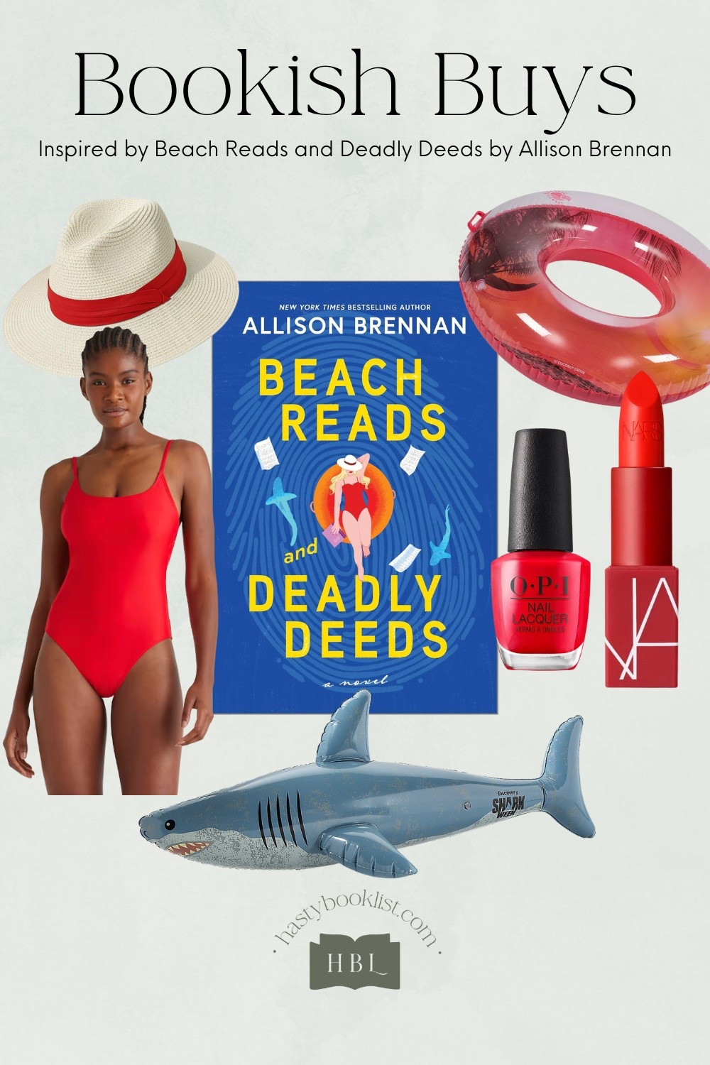 Wearing a red hot swimsuit with coordinating lipstick and nail polish, topped off with a crisp white Panama hat trimmed in matching red, and floating on a red and orange inner tube surrounded by inflatable sharks? That’s not just a summer vibe—it’s a whole *main character mood*, straight out of *Beach Reads and Deadly Deeds* by Allison Brennan.

This bold, beach-ready look says *Mia Crawford, but make her daring.* It’s the ultimate fantasy: a meticulous, cat-loving bookworm finally cut loose on a private island, trying to remember what it feels like to *just be.* For a woman who usually plays it safe, slipping into this vibrant ensemble is a declaration—of fun, of freedom, and maybe, just maybe, of reinvention.

But make no mistake—those inflatable sharks aren’t just for show. They’re a cheeky nod to the danger lurking beneath the sun-soaked surface. Because while Mia might be on vacation, mystery never takes a day off. One minute, you’re floating with a cocktail in hand, feeling like the glamorous lead in your favorite beach read. The next? You’re piecing together cryptic notes in the margins of a battered novel and realizing everyone on this island has something to hide.

So go ahead—rock that fiery swimsuit, swipe on your lipstick like you mean it, and drift among those friendly blow-up sharks like the heroine you were always meant to be. Because when the plot twists come (and they *will*), you’ll be ready. Books in one hand, beach clues in the other, looking like a red-hot force to be reckoned with. Mia Crawford-style.


#LTKGiftGuide #LTKSummerEdit #LTKStyleTip
