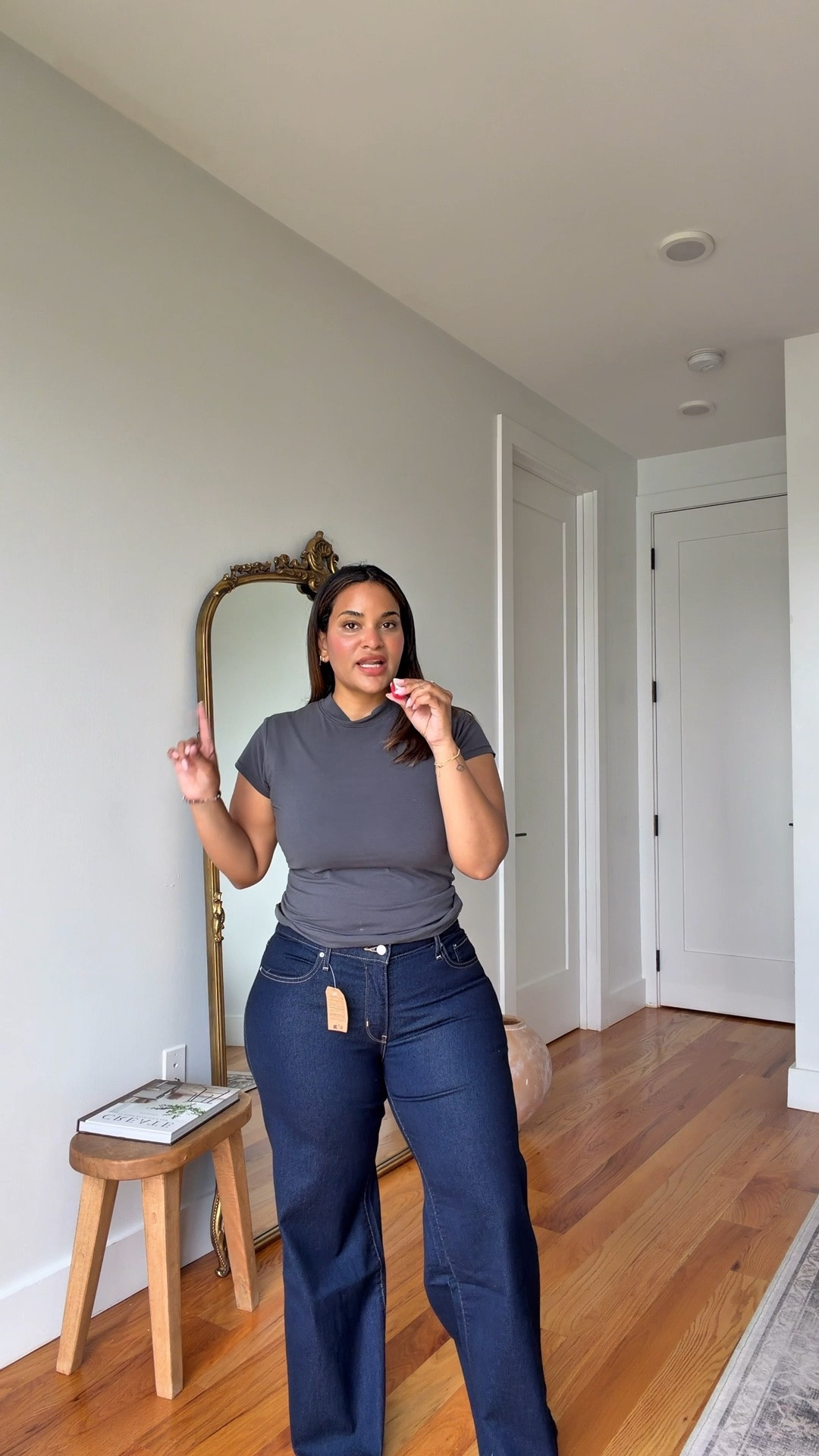 Wearing a size 32 in jeans and large on top ! Btw the jeans are on sale !

#LTKgrwm #LTKPlusSize