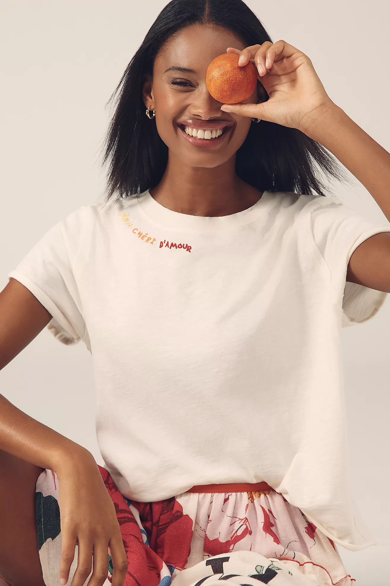 The Caitlin Boxy Tee by Maeve: Jordan Nickson Edition | Anthropologie (US)